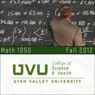 UVU Math 1050, Fall 2012
