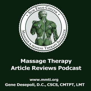 Massage Therapy Article Reviews Podcast