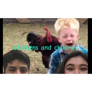 Children and chickens